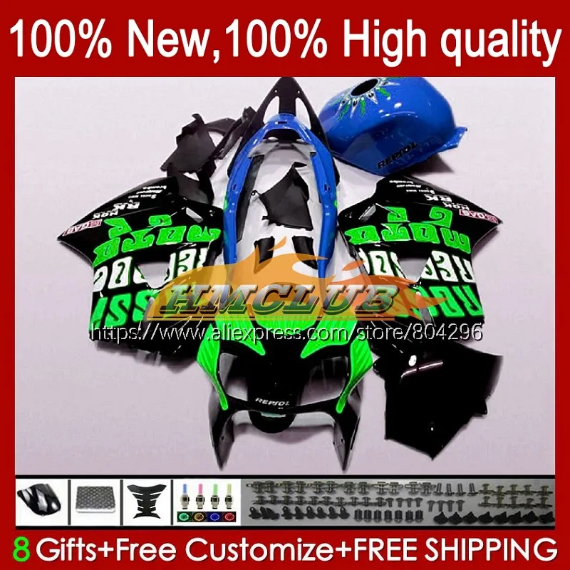 

Body For HONDA Interceptor VFR800 VFR800RR Green Blue 98 99 00 01 66No.150 VFR-800 VFR 800RR 800 RR 1998 1999 2000 2001 Fairing