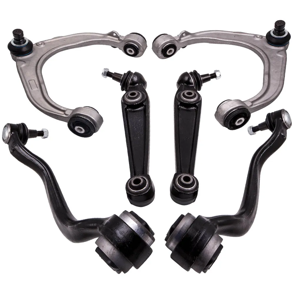 6pcs Control Arm w/ Ball Joint Kit Upper Lower Forward &amp Rearward For BMW X5 X6 E70 E71 E72 31126773949 31126776418 | Автомобили и