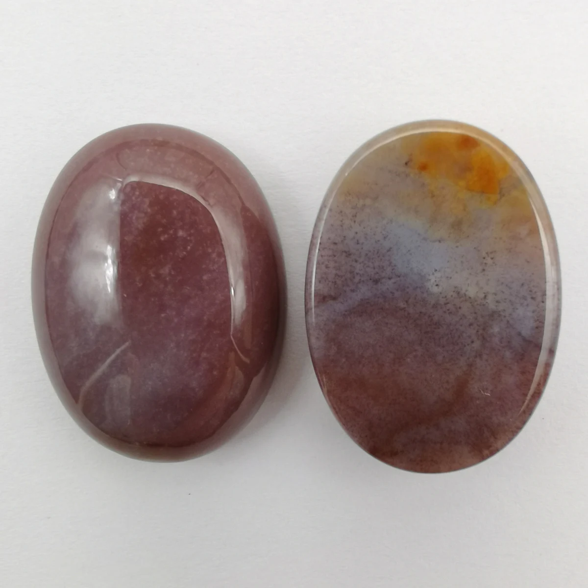 

25x18MM Indian Agate Stone Oval Cabochon Jewelry For Woman Gift Making (2pcs/lot) H257