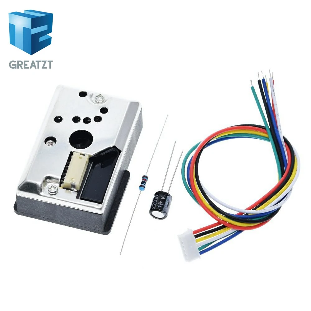 GREATZT GP2Y1014AU0F компактный оптический датчик пыли совместимый с GP2Y1010AU0F GP2Y1010AUOF дыма