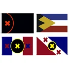 Новые флаги и баннеры zwjflagshow Red Manburg Dream smp 2x3 3x5 футов, флаги Dream SMP Manberg с люверсами для украшения