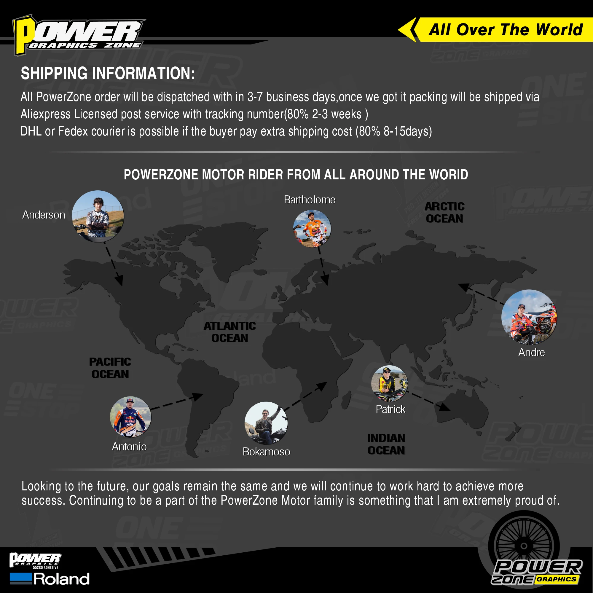 Персонализированные графические наклейки PowerZone Team Набор наклеек для SUZUKI Decal 2001-2012