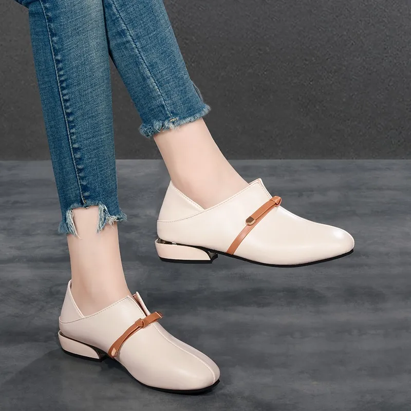 

Simple Trend Hot Sale Casual Shoes 2021 Autumn New Deep Mouth Single Shoes Women Flat Comfortable All-match Women's Shoes