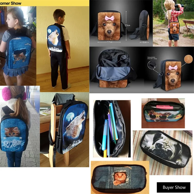 

LALIN New 3Pcs/Set African Black Girl Prints School Backpack Bags for Teenager Boys Girls Children Bookbag Afro Lady Casual Bag
