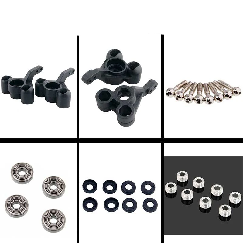 

HSP 94188 94122 1:10 Accessories Steerng Hub Carrier/Rear Axle Base/02165 Bearing Ball Head Screw 02152 for 1:10 RC Cars