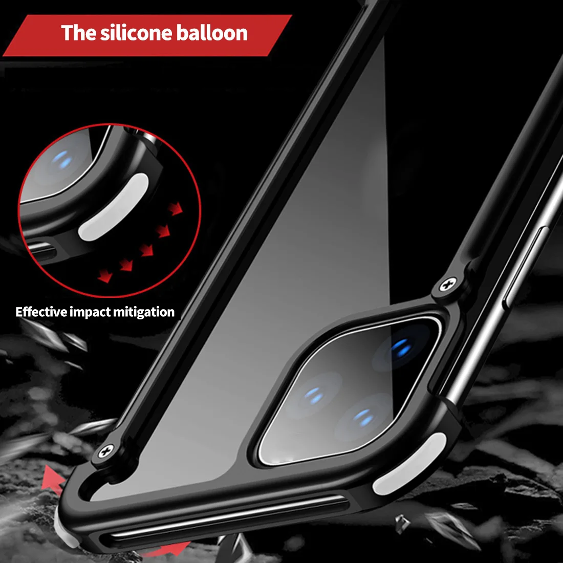 Чехол-бампер для Iphone 11 11Pro Max металлический | Мобильные телефоны и аксессуары