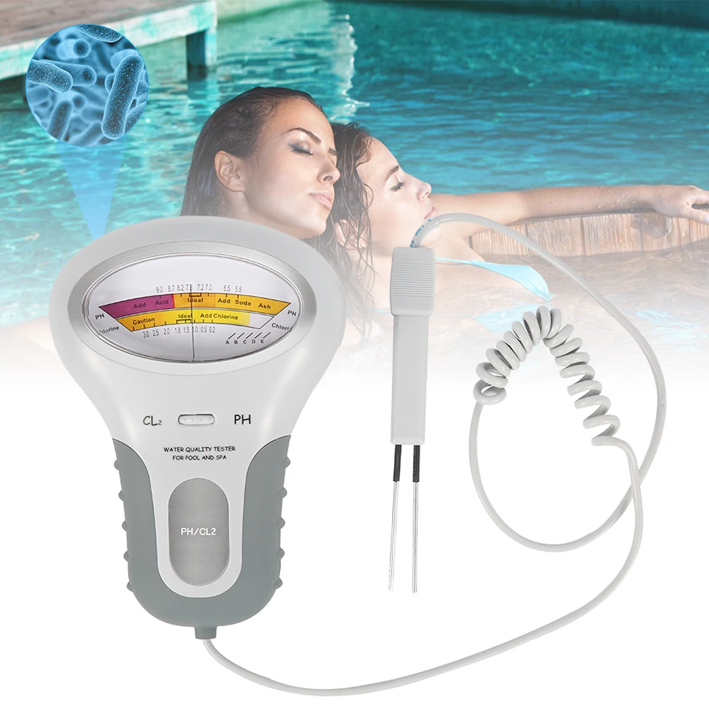2 в 1 CL2 рН тестер портативный домашний детектор воды без загрязнения для питья