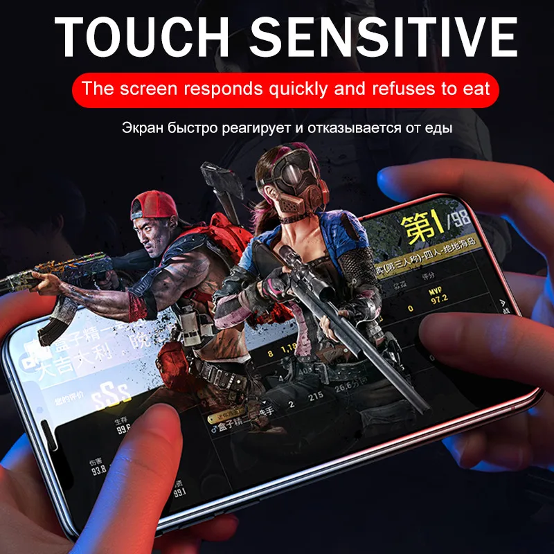 100D пленка из закаленного стекла для iphone 11 Pro Max X XR XS Защитная крышка для экрана для iphone 7 8 6 6s PLus 11 полное защитное стекло