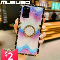 musubo luxury purple case for samsung galaxy s21 ultra s20 plus note 20 girls ring cover a72 a52 5g a32 a71 50 fundas coque capa