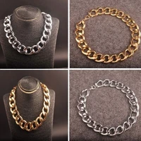 kshmir 2021 new exaggerated ccb thick chain in europe and the popular hip hop big jewelry dj stage long clavicle necklace wwx