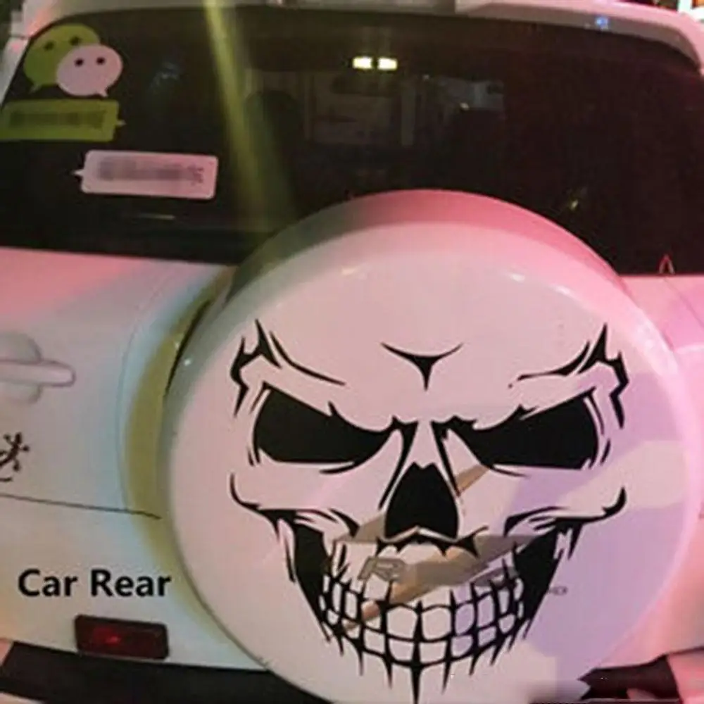 Car Sticker and Decals Reflective Skull Skeleton Hood Decal Rear Vinyl Side Door For Auto Window | Автомобили и мотоциклы