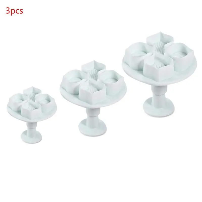 

3 Pieces Of Hydrangea Pattern Mold Fondant Cake Flower Cake Mold Mold Stamper Silicone Cake Decorating Tools T1L6