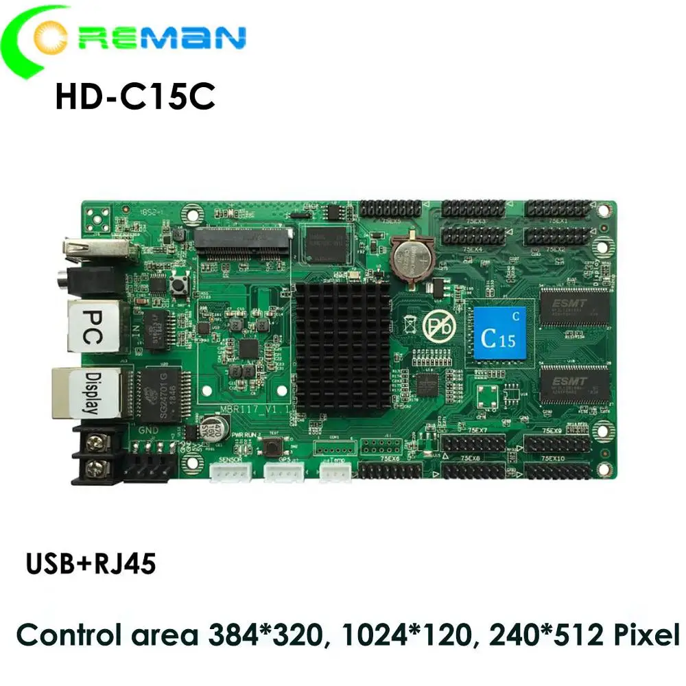 Indoor outdoo светодиодный экран знак управления карта HD C15C для hub75 полноцветный rgb