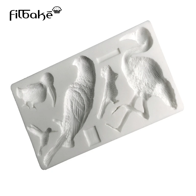 Инструмент для украшения торта Filbake фламинго пальмовых листьев цветов конфет