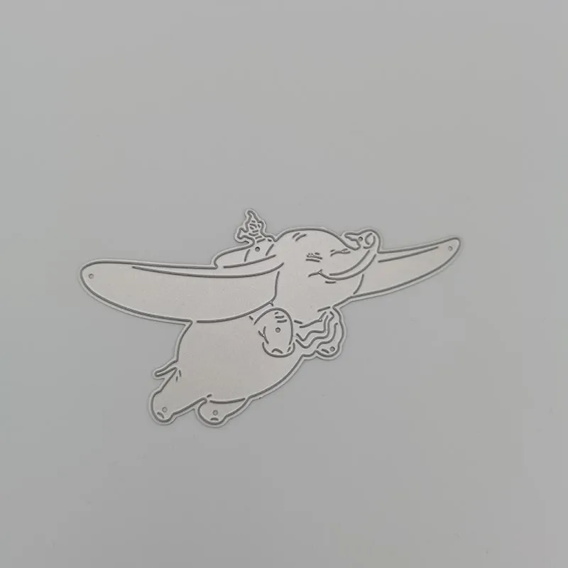 Flying Слон металлический Трафаретный вырубной штамп для резки DIY картинки