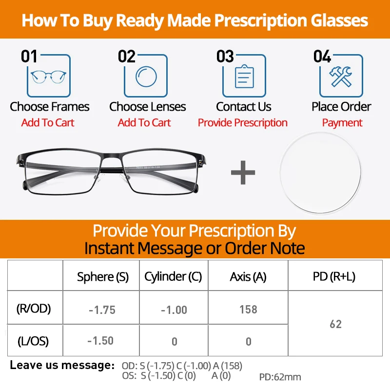

1.56 Anti-Blue Ray Single Vision Aspheric Optical Lenses Prescription Vision Correction Computer Reading Lens For Women and Men