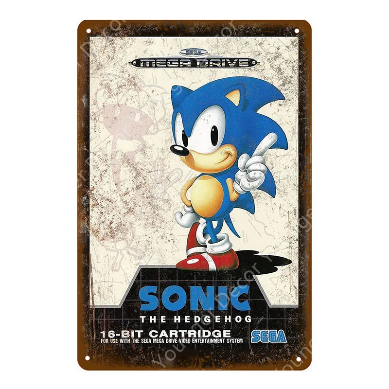 Япония плакат видеоигры nintendo power Супер Марио стикер стены sega Gamer стены искусства дощечки с рисунком комнаты декор YI-030 - Цвет: YD7963EI