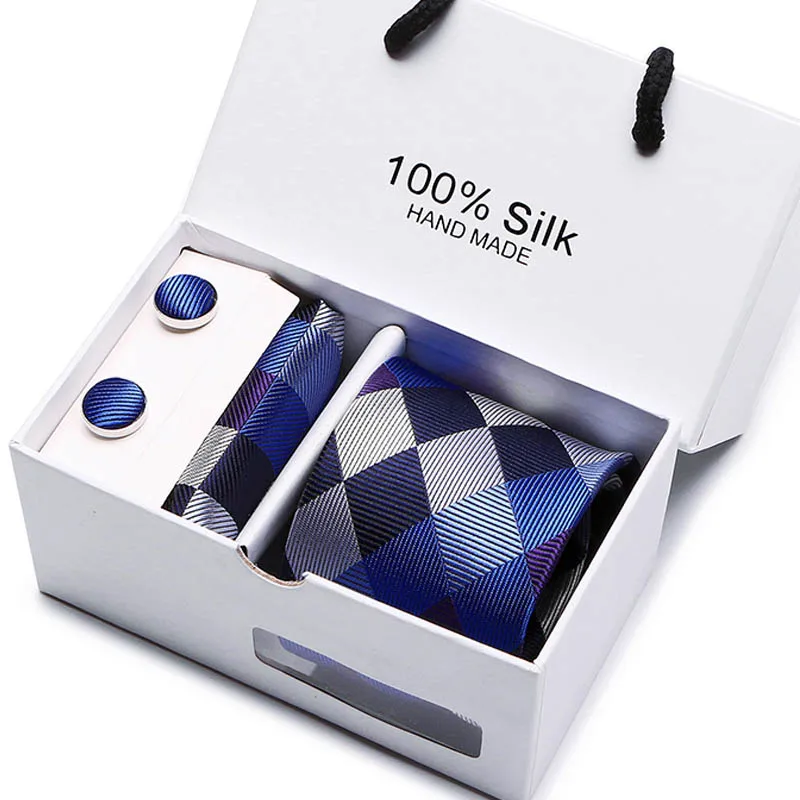 Фото Новейший стиль мужской набор галстуков Экстра длинный размер 145 - купить