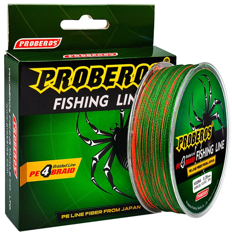

Fishing Line 4 Braided Super Strong Fishing Line Japan Multicolour PE Braided Wire Drag Coils Carp 6-100lbLB Fishing Equipment