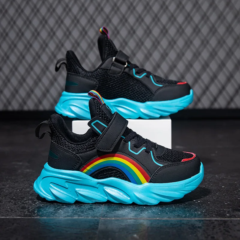 Детские кроссовки для бега на радужной подошве | Спорт и развлечения