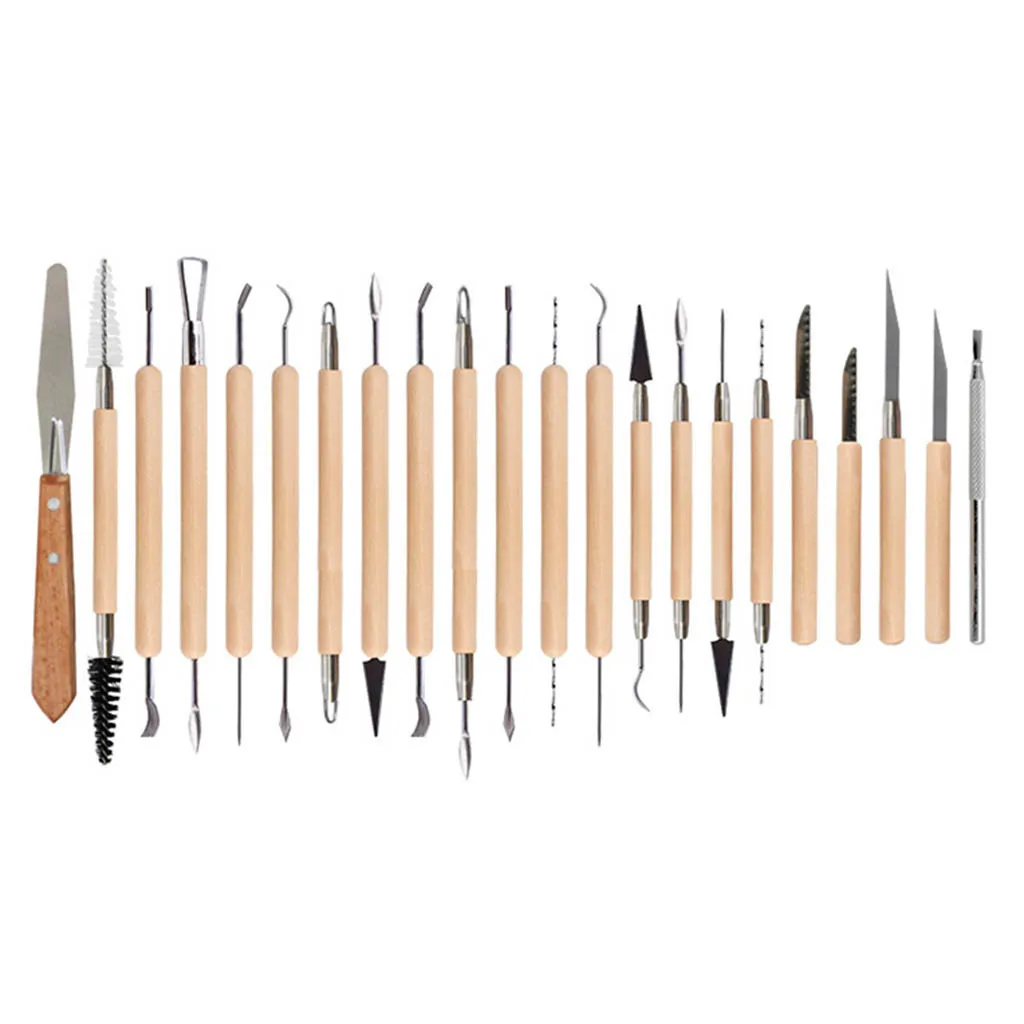 30 шт. скульптуры инструмент Керамика инструменты деревянная ручка керамический