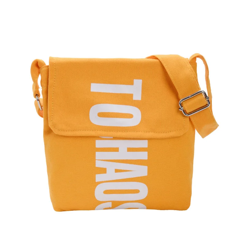 

Casual Women Canvas Shoulder Bag Candy Colors girls Mini Letter Crossbody Bags Parent Package Small Handbag Purse Messenger Bag