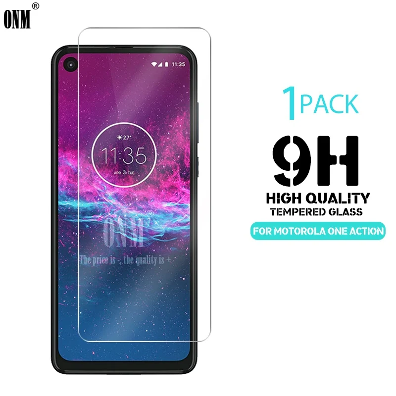 Закаленное стекло для Motorola One экшен-экран протектор 2.5D 9H закаленное стекло для Motorola One экшен защитная пленка