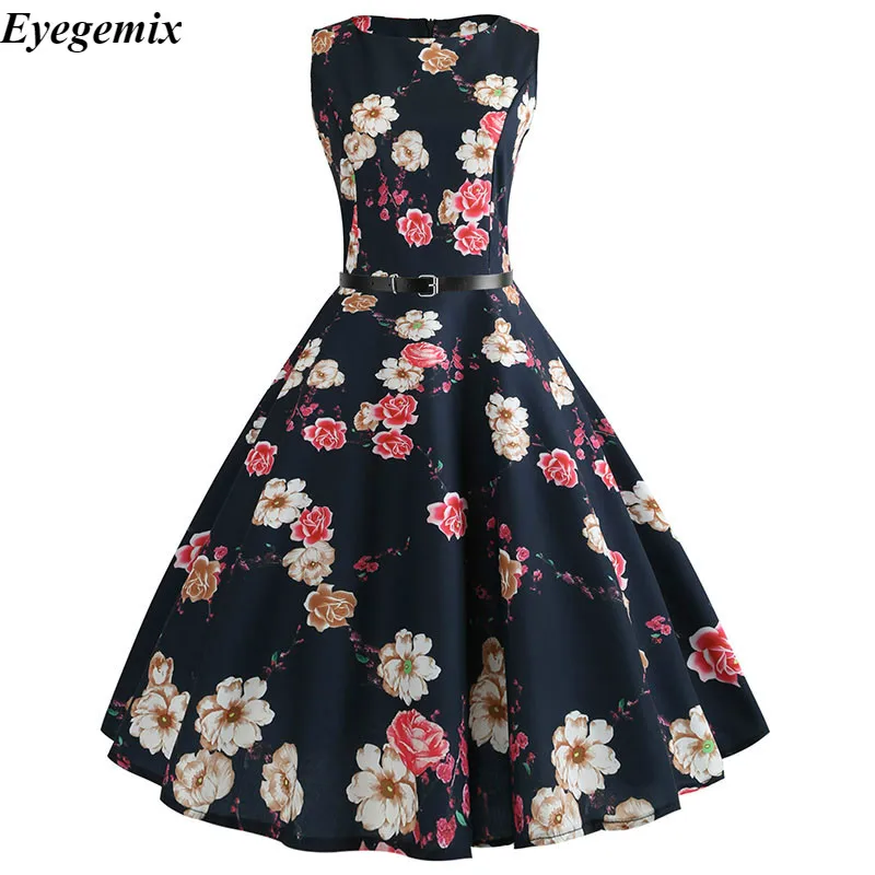 Цветочный принт в винтажном стиле Модельные туфли для женщин 2021 Лето Pin Up