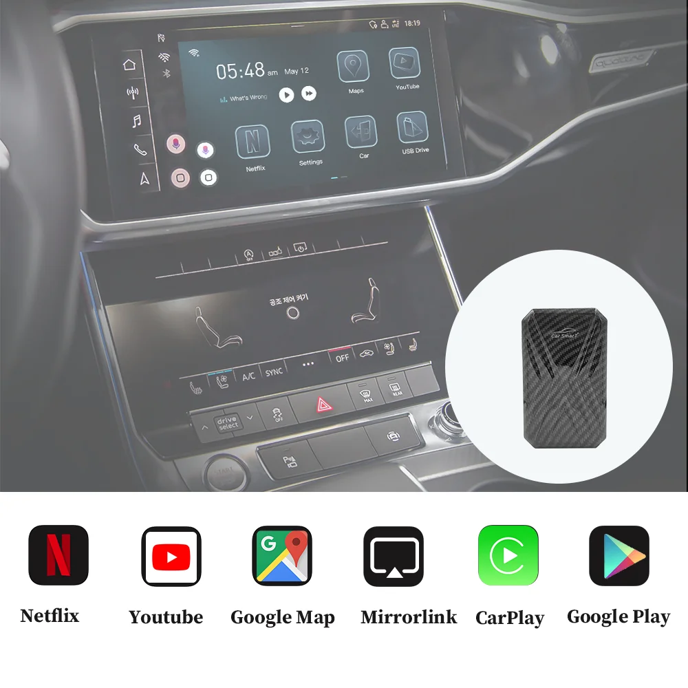 

Carplay Ai Box Usb Android Auto System New Version 4+32G For Audi Benz Car multimedia player Wireless Mirror Carplay Box Video