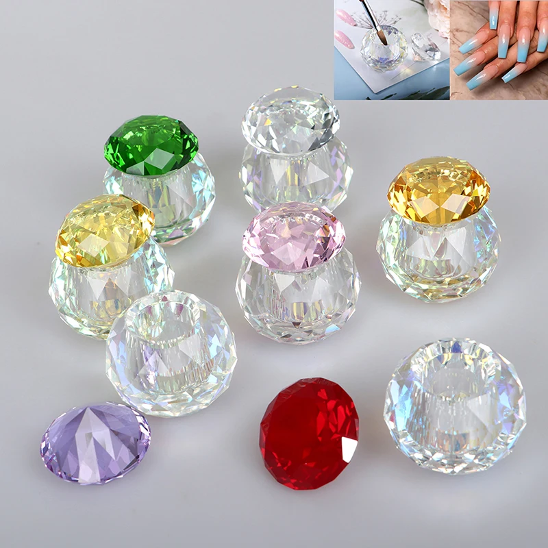 

Круглая стеклянная круглая стеклянная крышка для маникюра, 1 шт.