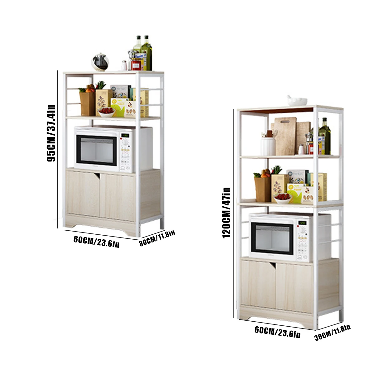 

Multifunction Oven Rack Kitchen Rack Large Storage Rack Microwave Oven Home Storage Shelf Cabinet Kitchen Cabinet Locker Shelf