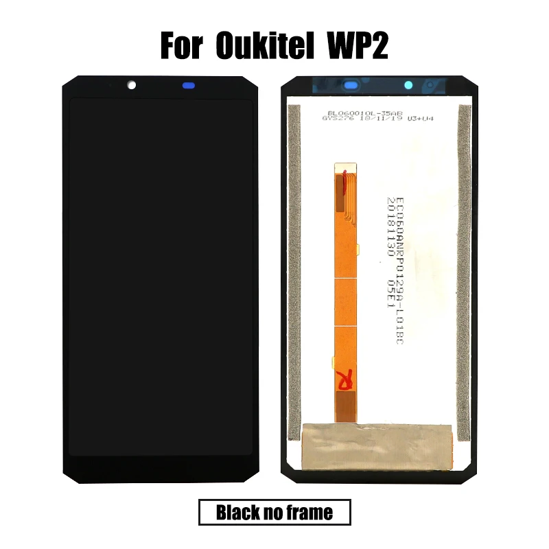 Для Oukitel WP2 lcd и сенсорный экран дигитайзер с рамкой модуль экрана дисплея аксессуары сборка Замена