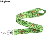 blinghero cactus print lanyard cool phone keys whistle strap lanyard id badge holder fashion gifts for family friends bh0415