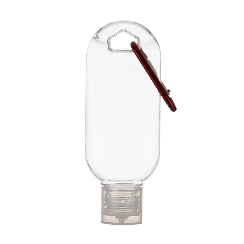 

50ml Hook Hose Squeeze Type Split Bottle Portable Hand Sanitizer Bottle 100PCS/LOT