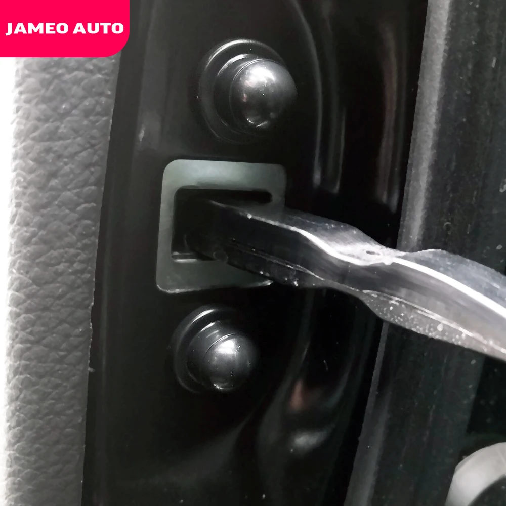 Car Door Lock Screw Protector Stickers for Toyota Camry Corolla RAV4 Yaris Highlander Land Cruiser PRADO Vios Vitz Reiz Succeed |