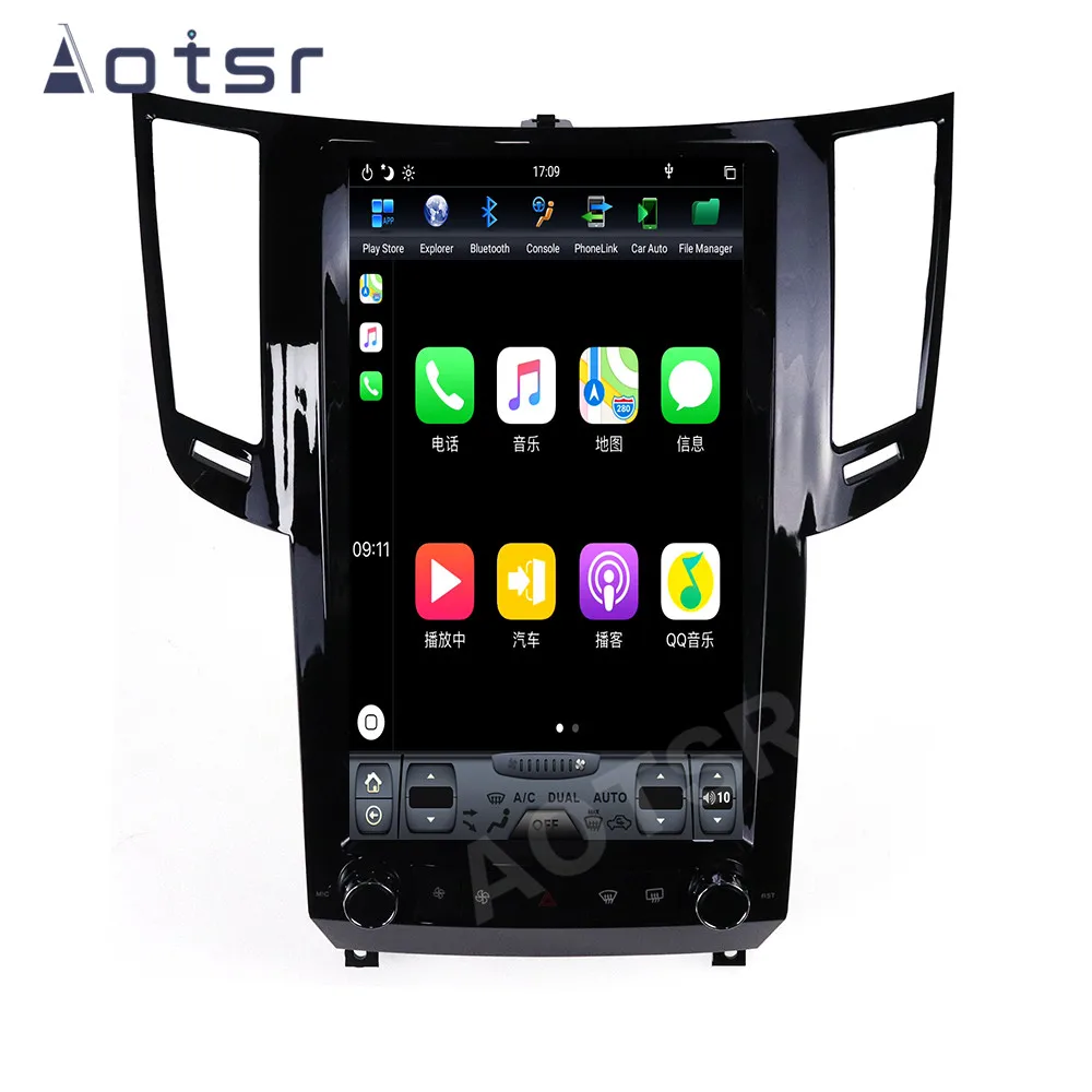 Tesla Screen Android PX6 For Infiniti FX FX25 FX35 FX37 FX50 QX70 Car multimedia player Stereo Radio GPS Navigation dvd | Автомобили и