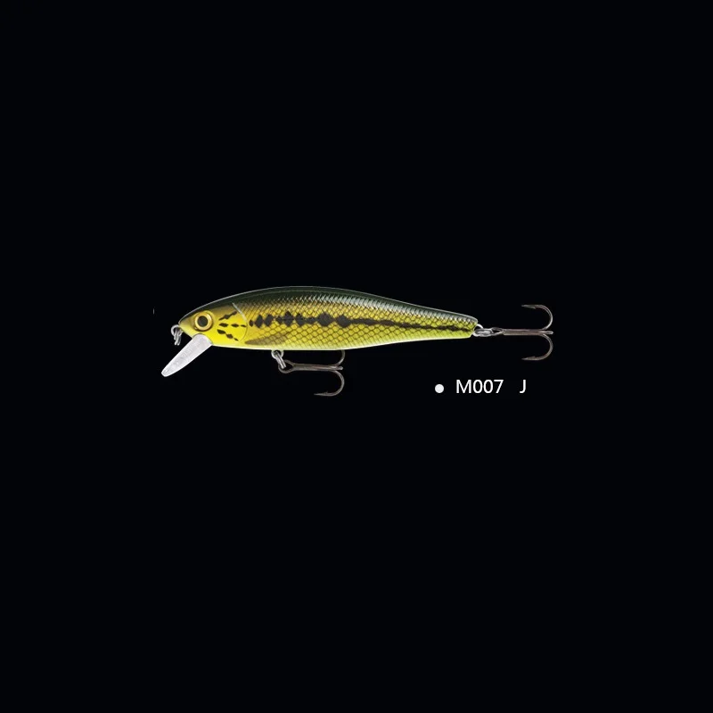 M012 - J Мини Minnow 6g 85 мм рыболовные приманки высокое качество плавающая качели жесткая приманка свимбейт crankbait whopper plopper pesca бас щука - Цвет: M012 - J