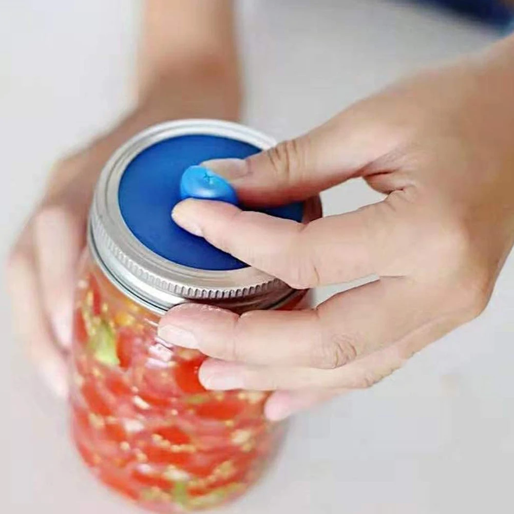 Силиконовые брожения крышками безводной шлюз ферментации стеклянная банка с