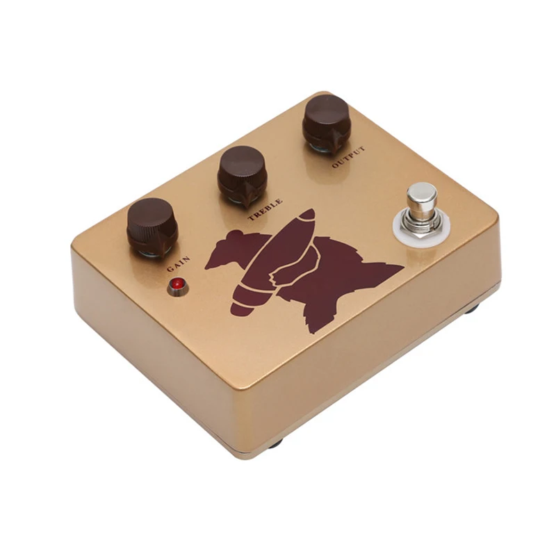 New Design Gold Klon Overdrive Guitar Pedal With High Gain Handmade Ture Bypass Effect Pedals enlarge
