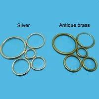 2pcs o rings metal connection for straps bags collars crafts buckles diy accessorie 2025323850mm
