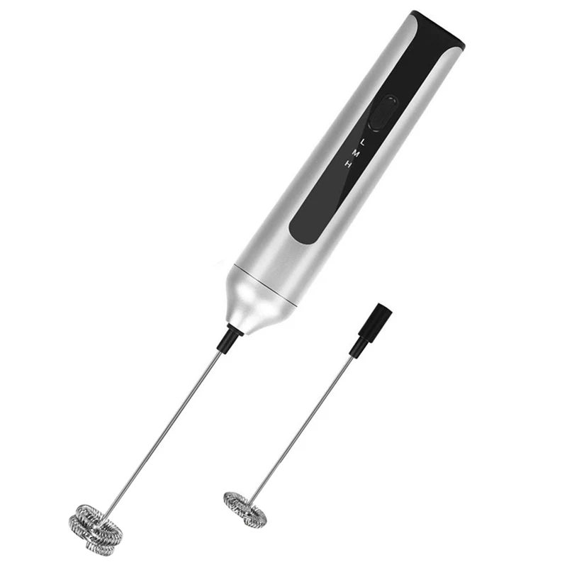 

Top Sale USB Electric Milk Frother 3 Speeds Cappuccino Coffee Foamer Handheld Egg Beater Hot Chocolate Latte Drink Mixer Blender