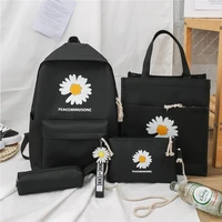 student bag foreign trade new four piece set double back versatile little daisy bag double shoulder bag female