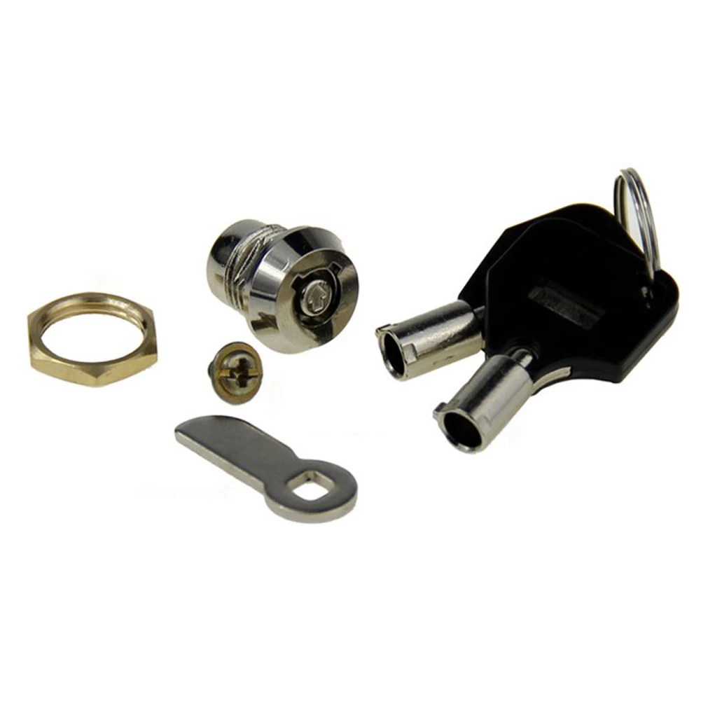 

New Arrival 10mm Mailbox Cabinet Drawer Door Quarter Turn Cam Lock Latch with 2 Keys