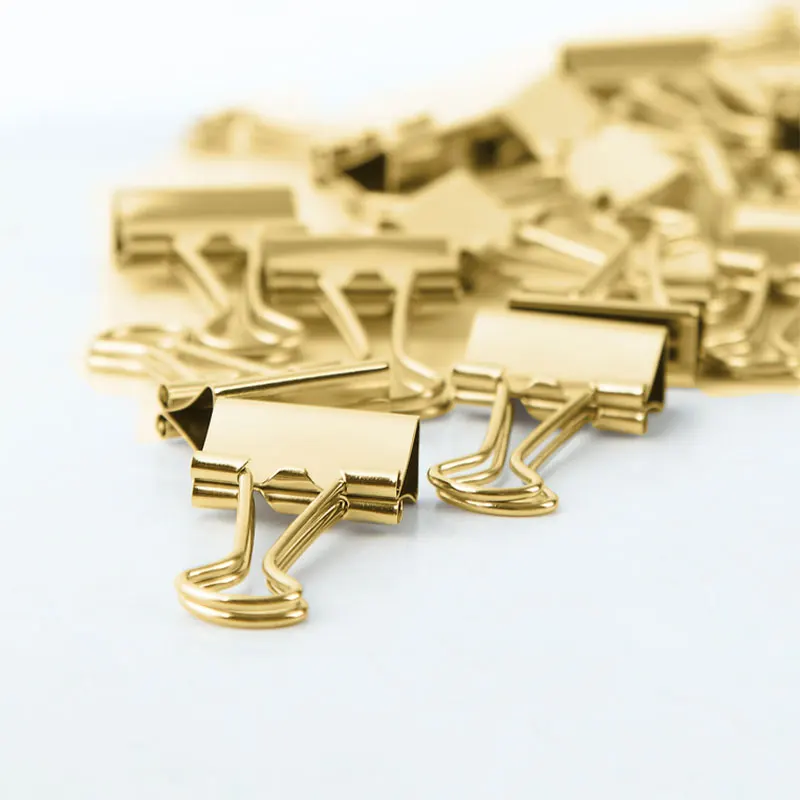 Comix Binder скрепки для бумаги зажим Золотые зажимы идеально подходит