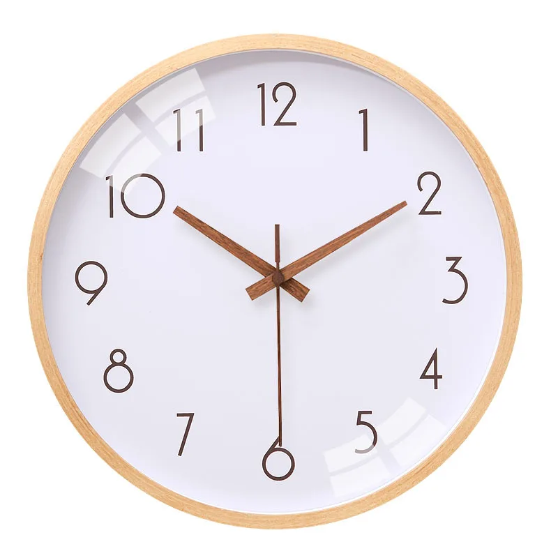 

Nordic Wall Clock Modern Wooden Clocks Wall Home Decor Silent Watches Creative Living Room Decorative Orologio Da Parete Gift