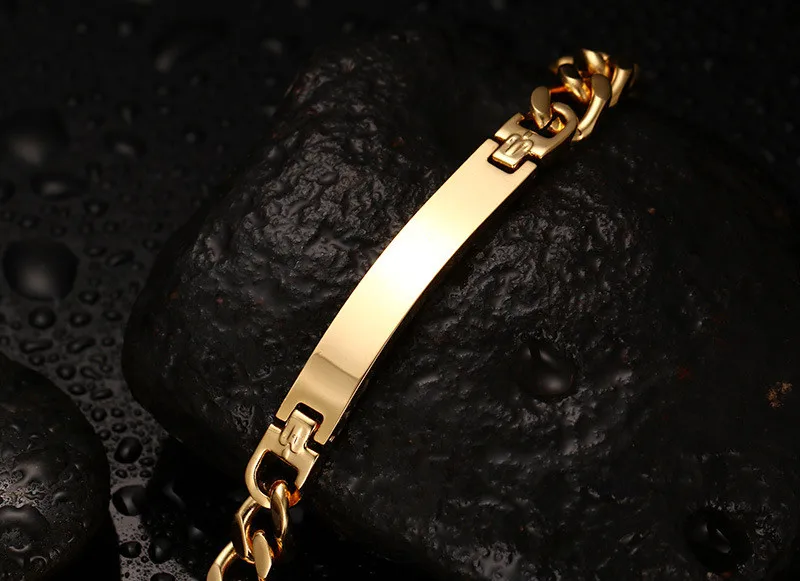ZORCVENS золотой цвет 316L нержавеющая сталь цепи браслеты для щиколоток панков рок