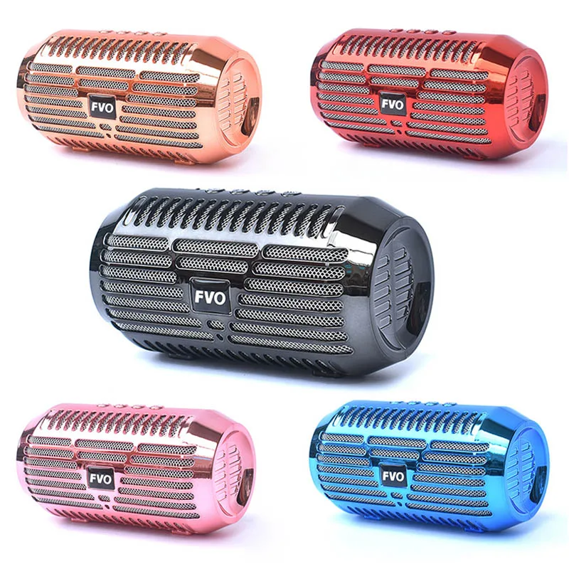 Портативная Bluetooth колонка стерео мини с FM радио USB SD картой AUX MP3 воспроизведение