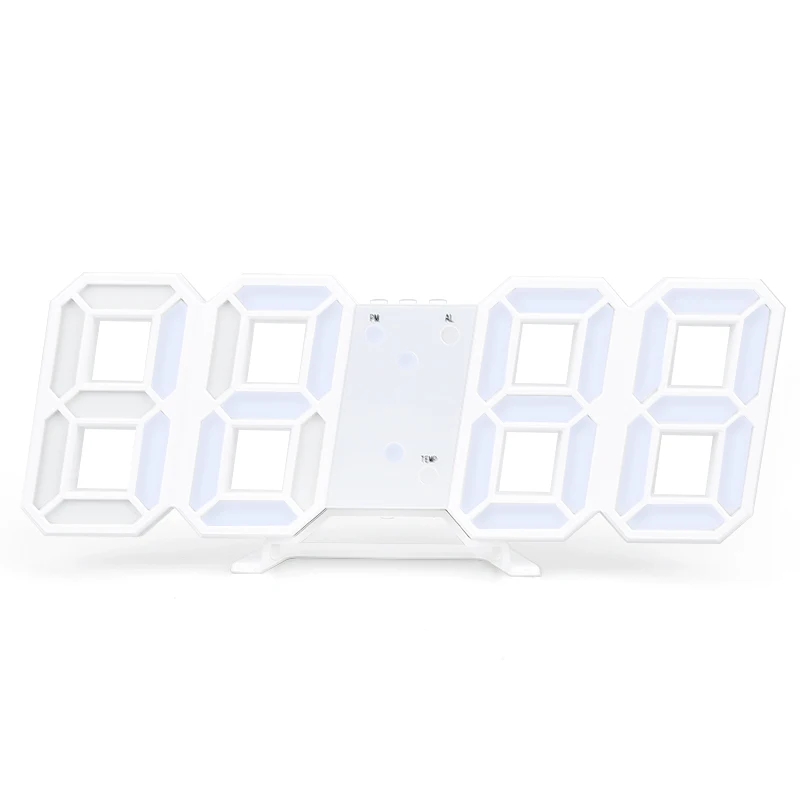 Оригинальные 3D светодиодсветодиодный настольные часы современные настенные
