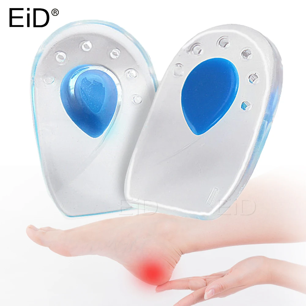 

Силиконовые гелевые ортопедические стельки от боли в пяточной части стопы, уход за здоровьем ног