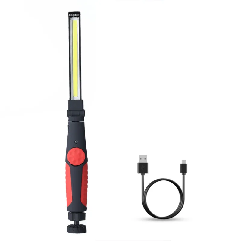 LED Rechargeable Work Light Rotatable COB Work Lamps with Magnetic Base  Ultra Bright LED Flashlight For WorkShop Car Repairing